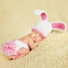 Load image into Gallery viewer, Baby Newborn Photography Props Dinosaur Costume Cartoon Knit Hat Pant Set Baby Newborn Photo Shoot Accessories