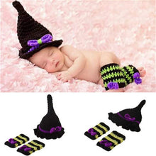 Load image into Gallery viewer, Baby Newborn Photography Props Dinosaur Costume Cartoon Knit Hat Pant Set Baby Newborn Photo Shoot Accessories