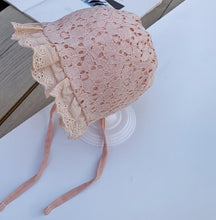 Load image into Gallery viewer, Cotton Lace Princess Sun Hat Baby Girls Lace Hat Kids Summer Hats Children Girls Sun Protective Caps