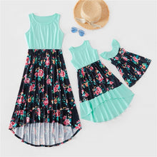 Load image into Gallery viewer, Mother daughter dresses Family matching Clothes Women Kids Girl Cotton and linen Dress mommy and me clothes Baby girls dress