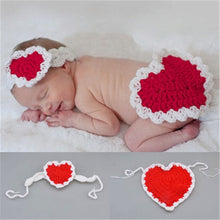 Load image into Gallery viewer, Baby Newborn Photography Props Dinosaur Costume Cartoon Knit Hat Pant Set Baby Newborn Photo Shoot Accessories

