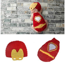 Load image into Gallery viewer, Baby Newborn Photography Props Dinosaur Costume Cartoon Knit Hat Pant Set Baby Newborn Photo Shoot Accessories
