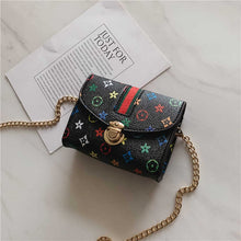 Load image into Gallery viewer, 3-12Y Baby Girls Bags Kids Children's New Fashion Wild Chain Princess Diagonal Cross Bag Children Portable Bucket Bag
