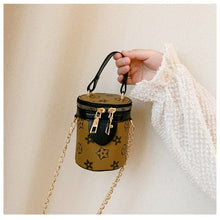 Load image into Gallery viewer, 3-12Y Baby Girls Bags Kids Children's New Fashion Wild Chain Princess Diagonal Cross Bag Children Portable Bucket Bag
