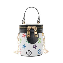 Load image into Gallery viewer, 3-12Y Baby Girls Bags Kids Children's New Fashion Wild Chain Princess Diagonal Cross Bag Children Portable Bucket Bag
