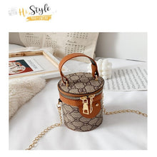 Load image into Gallery viewer, 3-12Y Baby Girls Bags Kids Children's New Fashion Wild Chain Princess Diagonal Cross Bag Children Portable Bucket Bag
