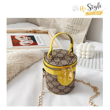 Load image into Gallery viewer, 3-12Y Baby Girls Bags Kids Children's New Fashion Wild Chain Princess Diagonal Cross Bag Children Portable Bucket Bag
