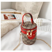 Load image into Gallery viewer, 3-12Y Baby Girls Bags Kids Children's New Fashion Wild Chain Princess Diagonal Cross Bag Children Portable Bucket Bag
