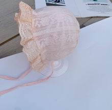 Load image into Gallery viewer, Cotton Lace Princess Sun Hat Baby Girls Lace Hat Kids Summer Hats Children Girls Sun Protective Caps
