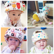 Load image into Gallery viewer, Baby Toddler Cap Anti-collision Protective Hat Baby Safety Helmet Soft Comfortable Head Security &amp; Protection Adjustable Helmet
