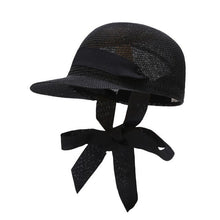 Load image into Gallery viewer, Summer Kids Hat Girl Princess Big Bow Straw Equestrian Cap Kids Hats Travel Beach Sun Hat Baby Accessories 2-4Y
